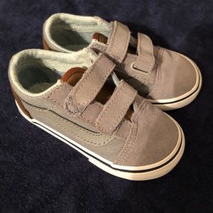 Grey boys Vans size 7.5